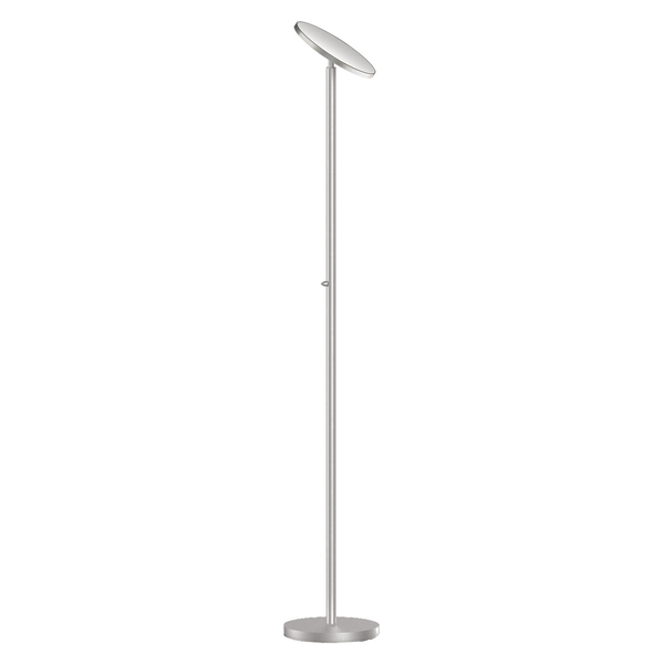 Dainolite 30W Led Torchier, Satin Nickel Finish 701LEDF-SN